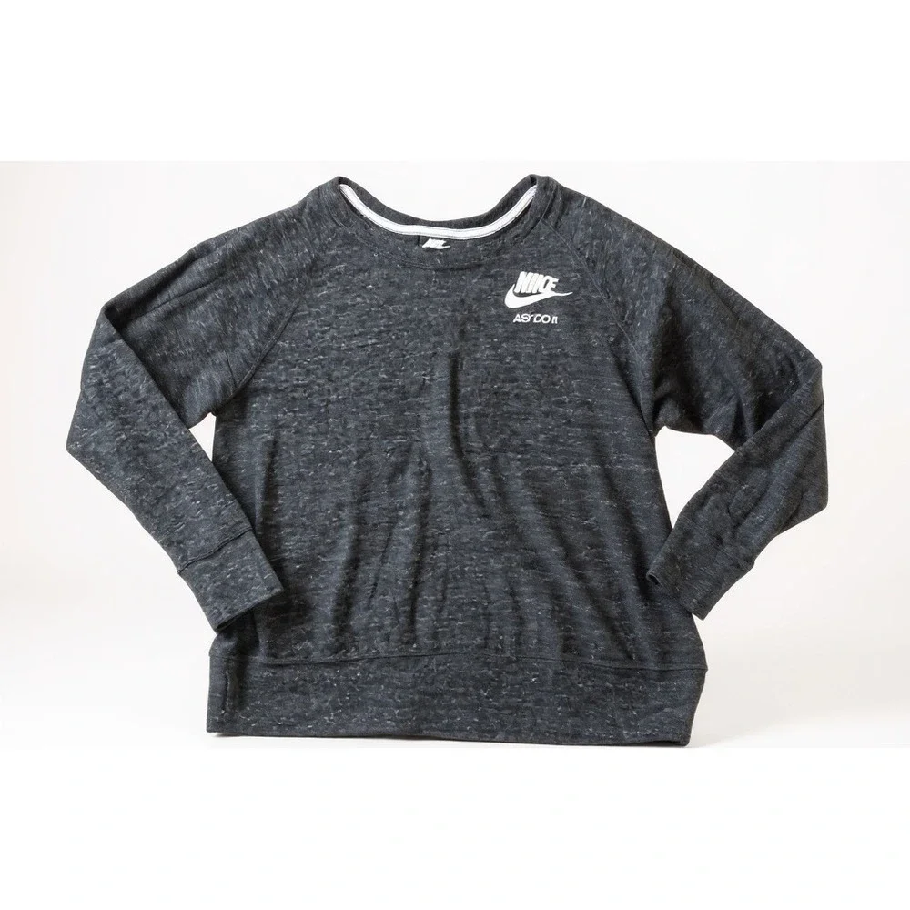 Nike Just Do‎ It Logo L/S Gray Pullover T-Shirt Size 1X